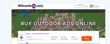 BillboardsIn.com — buy outdoor ads online on an interactive map